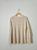 Gap Crochet Crewneck Sweater (XS)