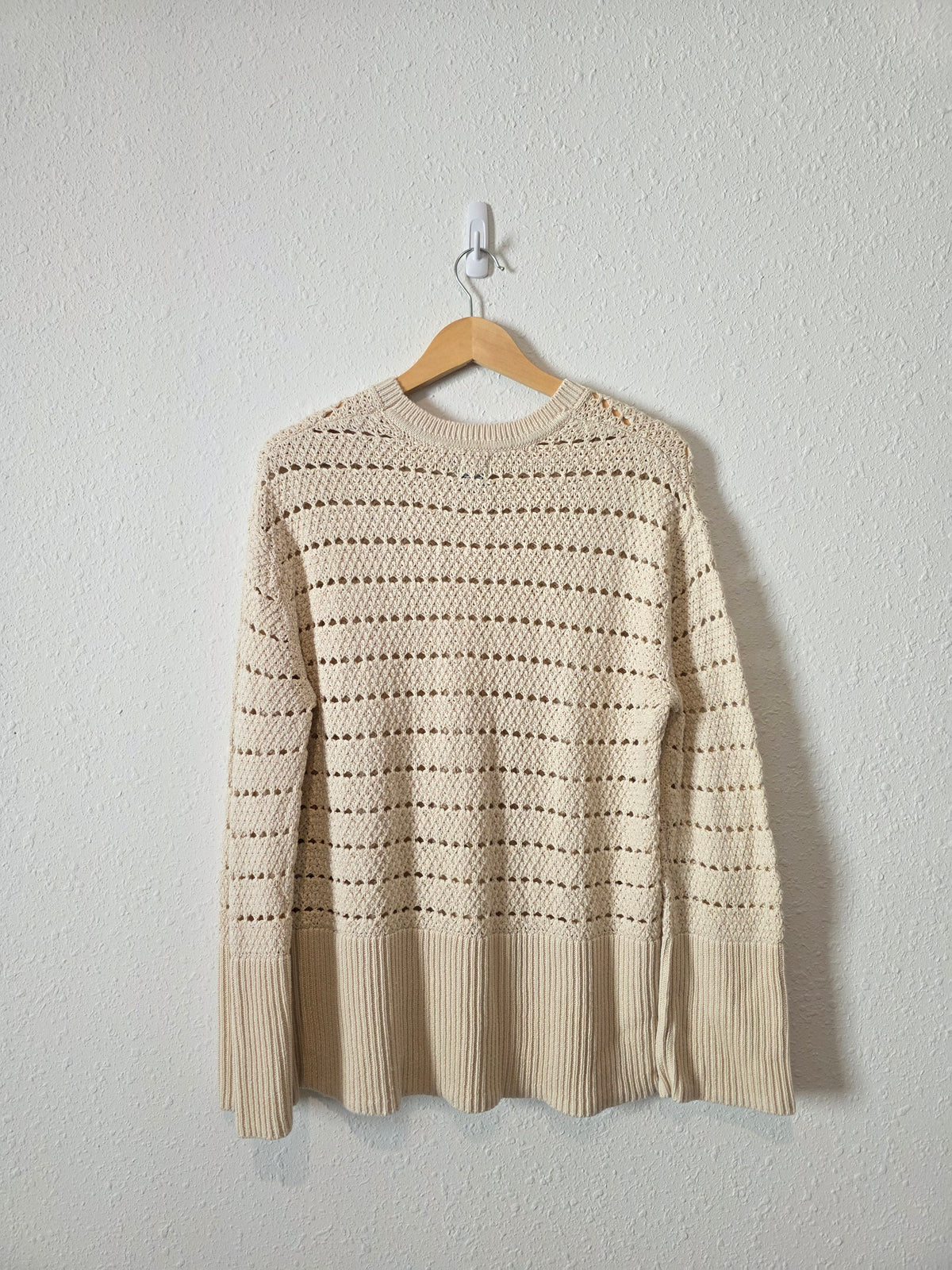 Gap Crochet Crewneck Sweater (XS)
