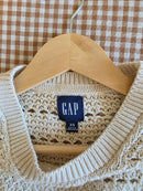 Gap Crochet Crewneck Sweater (XS)