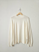 NEW Quince Organic Cotton Mockneck Sweater (XL)