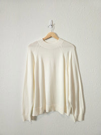 NEW Quince Organic Cotton Mockneck Sweater (XL)