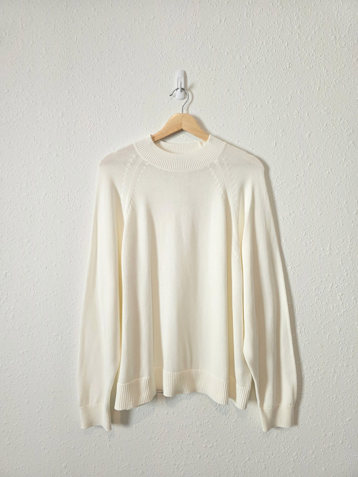 NEW Quince Organic Cotton Mockneck Sweater (XL)