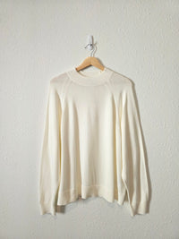 NEW Quince Organic Cotton Mockneck Sweater (XL)