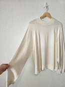 NEW Quince Organic Cotton Mockneck Sweater (XL)