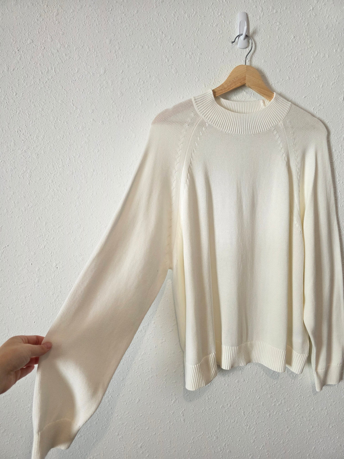 NEW Quince Organic Cotton Mockneck Sweater (XL)