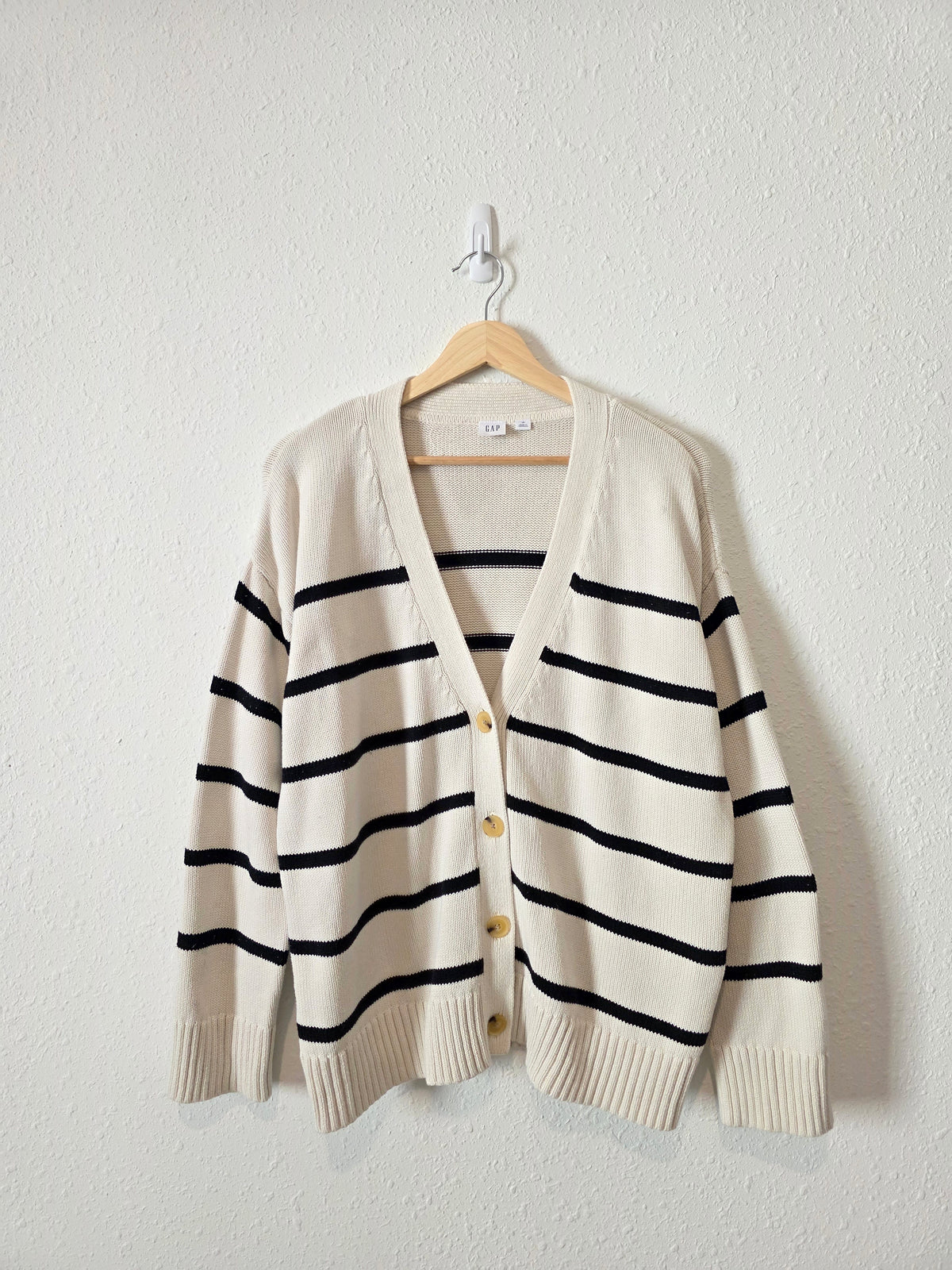 Gap Striped Cotton Cardigan (M)