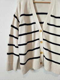 Gap Striped Cotton Cardigan (M)