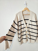 Gap Striped Cotton Cardigan (M)