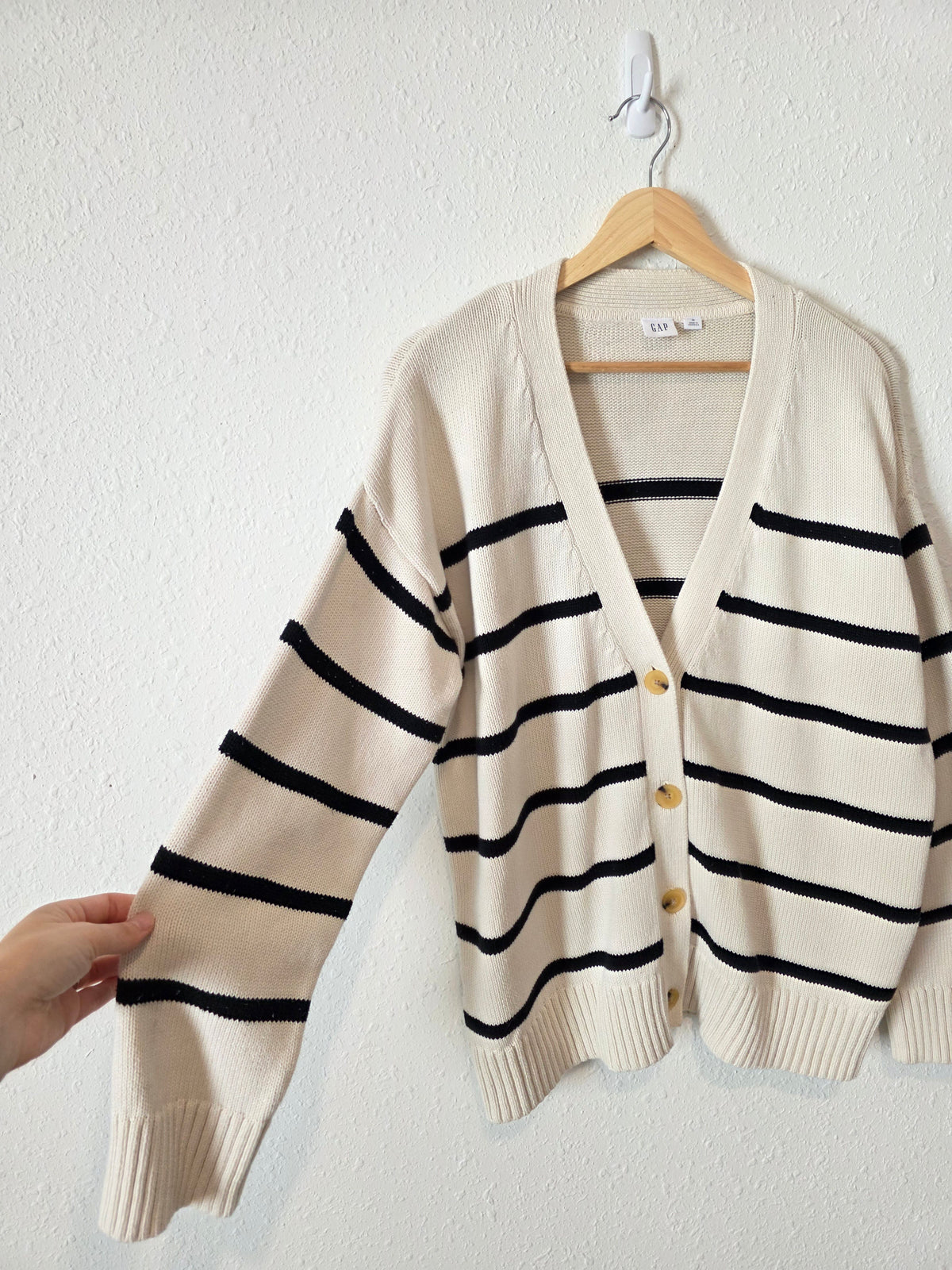 Gap Striped Cotton Cardigan (M)