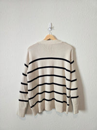 Gap Striped Cotton Cardigan (M)