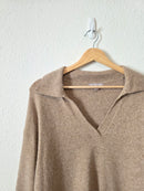 J.Crew Neutral V Neck Sweater (S)