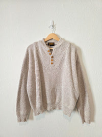 Vintage Eddie Bauer Henley Sweater (L)
