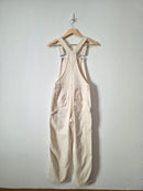 Aerie Ecru Straight Denim Overalls (XXS)