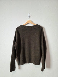 Emerson Fry Wool Blend V Neck Sweater (S)