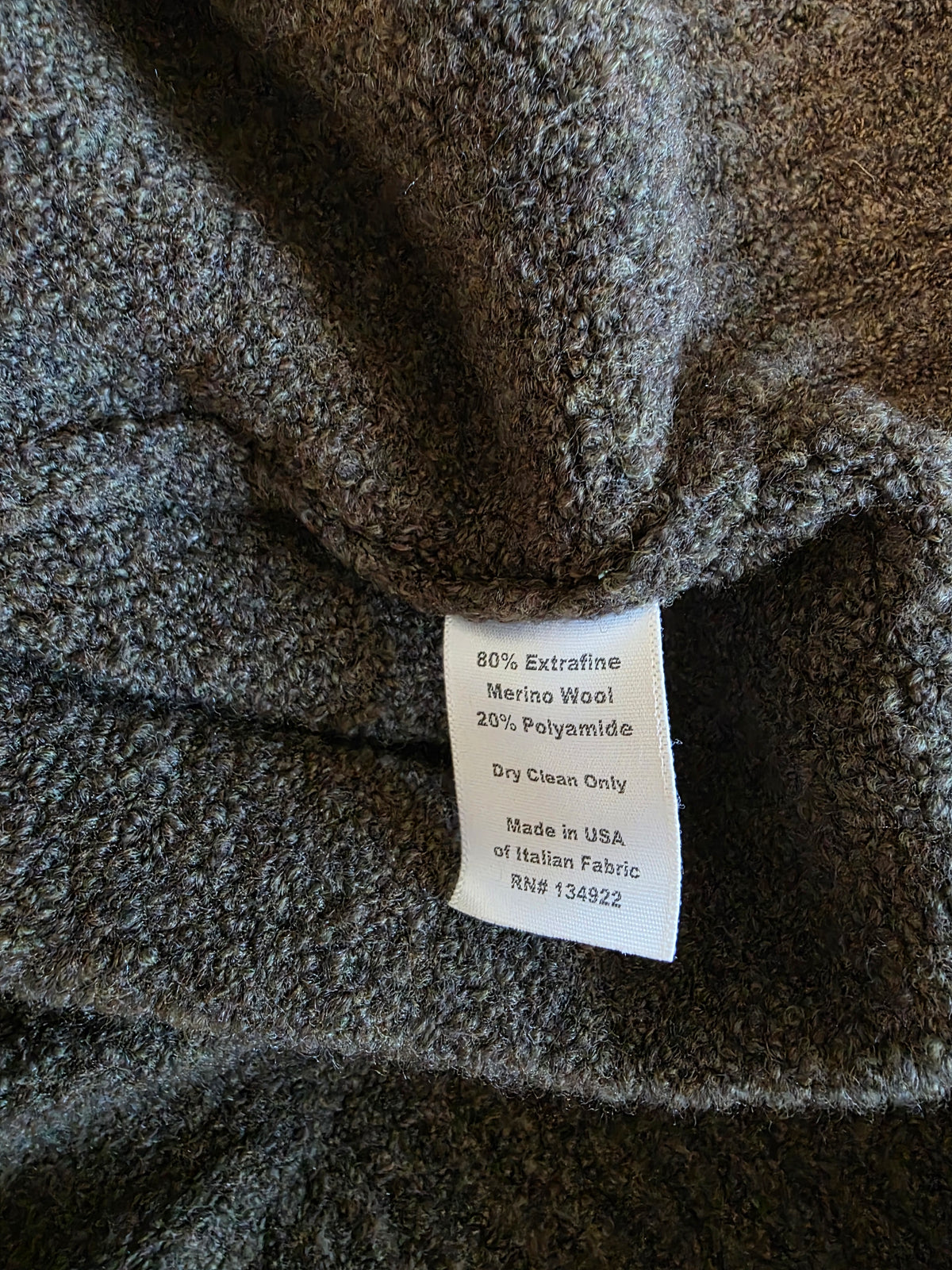 Emerson Fry Wool Blend V Neck Sweater (S)
