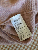 Quince Cashmere Henley Sweater (L)