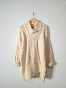 Vintage Arancrafts Cable Knit Sweater (XXL)