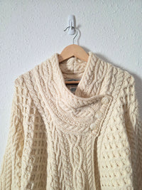 Vintage Arancrafts Cable Knit Sweater (XXL)