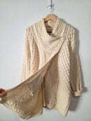 Vintage Arancrafts Cable Knit Sweater (XXL)