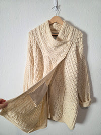 Vintage Arancrafts Cable Knit Sweater (XXL)