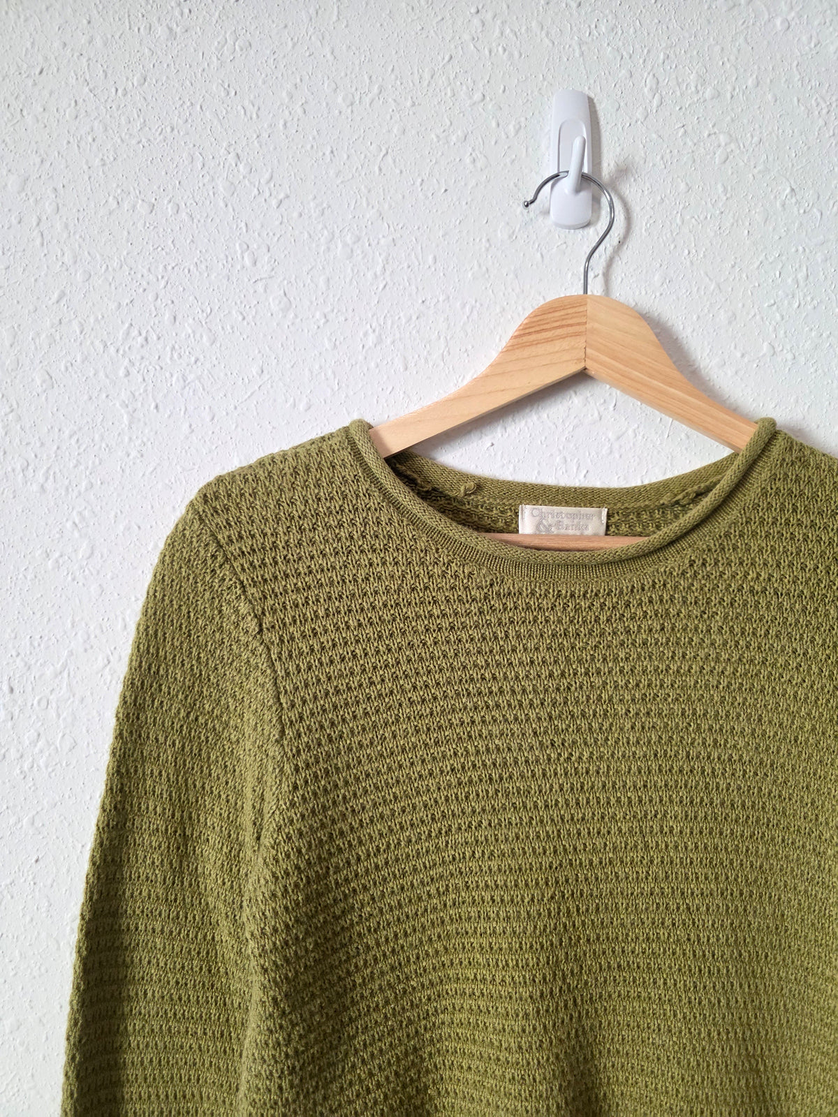 Vintage Green Crewneck Sweater (S)
