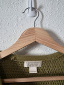Vintage Green Crewneck Sweater (S)