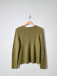 Vintage Green Crewneck Sweater (S)
