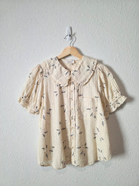 Bohme Floral Collared Blouse (M)