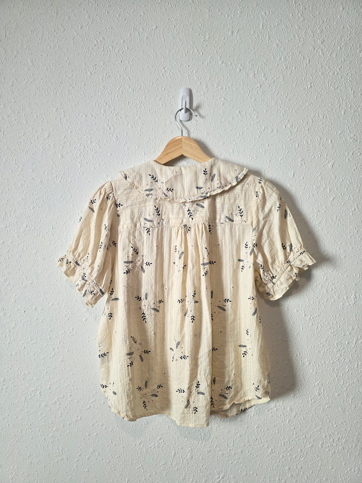 Bohme Floral Collared Blouse (M)