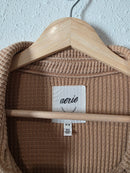 Aerie Camel Waffle Shirt Jacket (M)