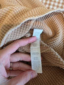 Aerie Camel Waffle Shirt Jacket (M)