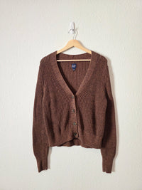 Gap Brown Cotton Cardigan (S)