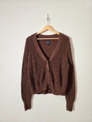 Gap Brown Cotton Cardigan (S)