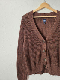 Gap Brown Cotton Cardigan (S)