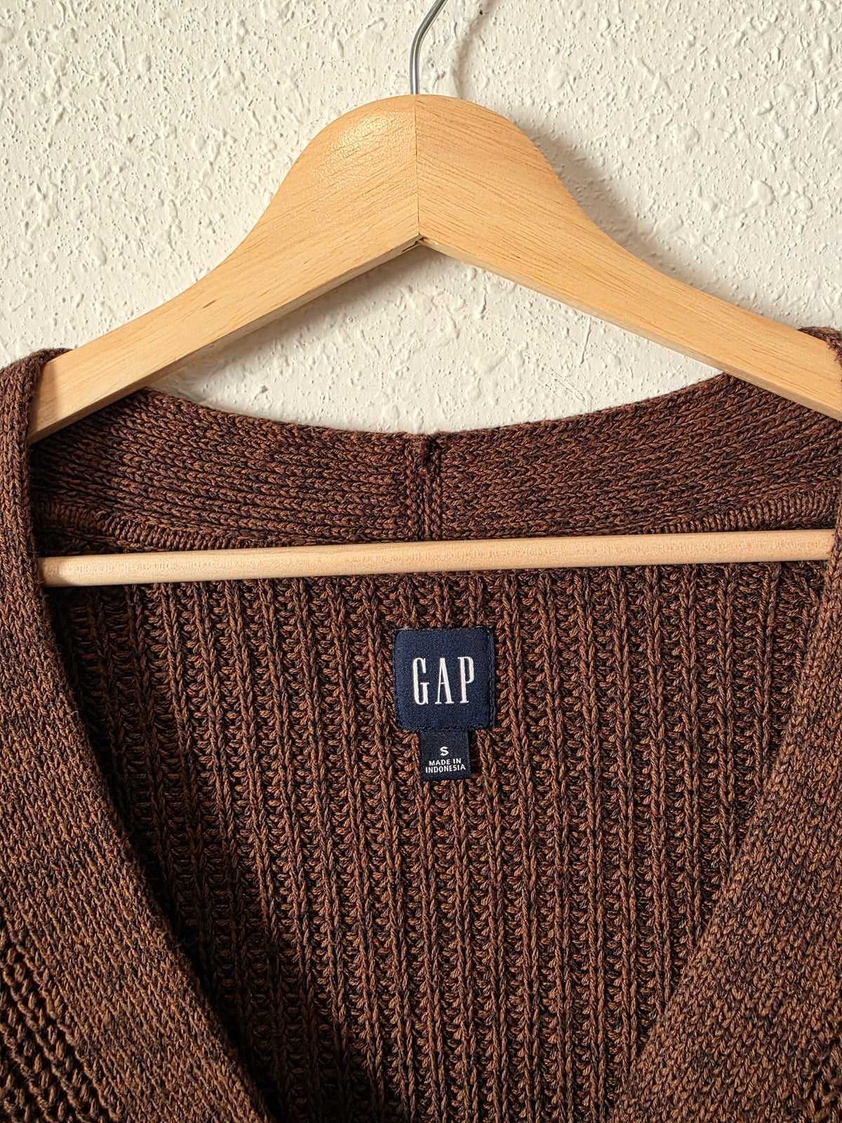Gap Brown Cotton Cardigan (S)