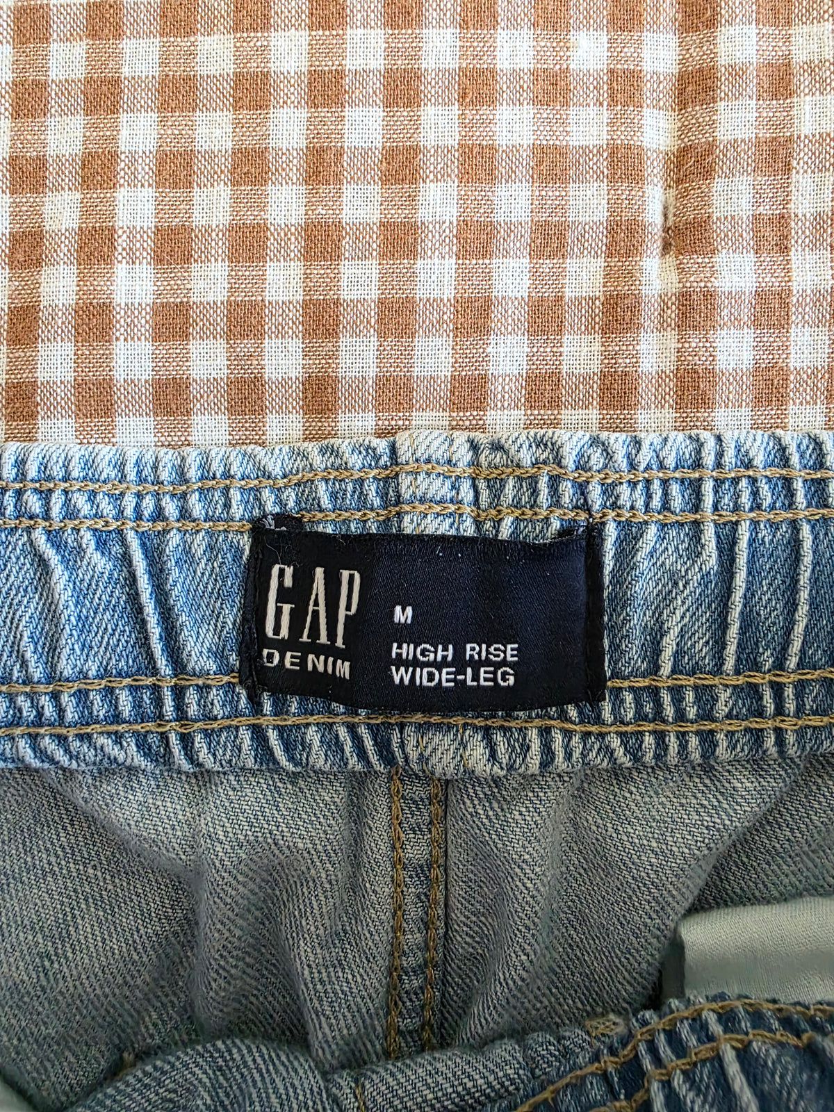 Gap Wide Leg Drawstring Jeans (M)