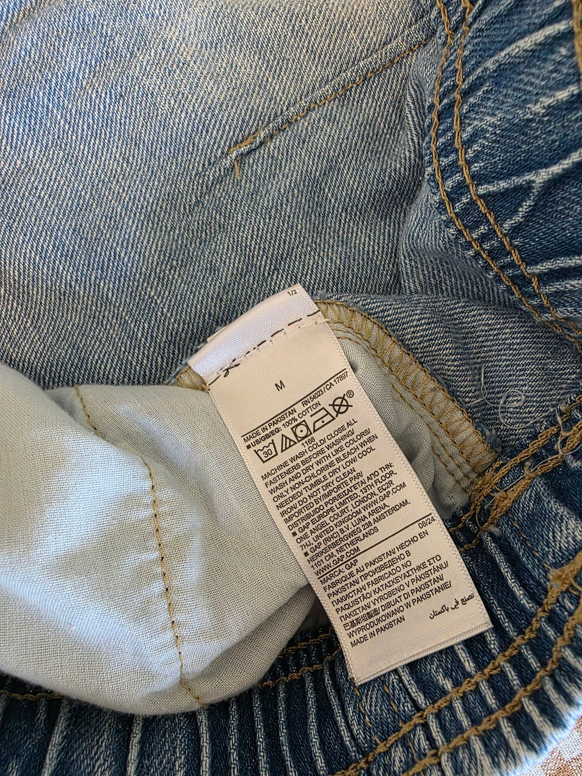 Gap Wide Leg Drawstring Jeans (M)