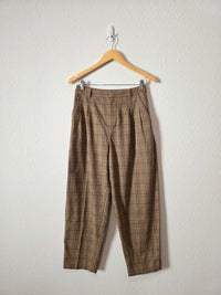 Madewell Plaid Straight Pants (2)
