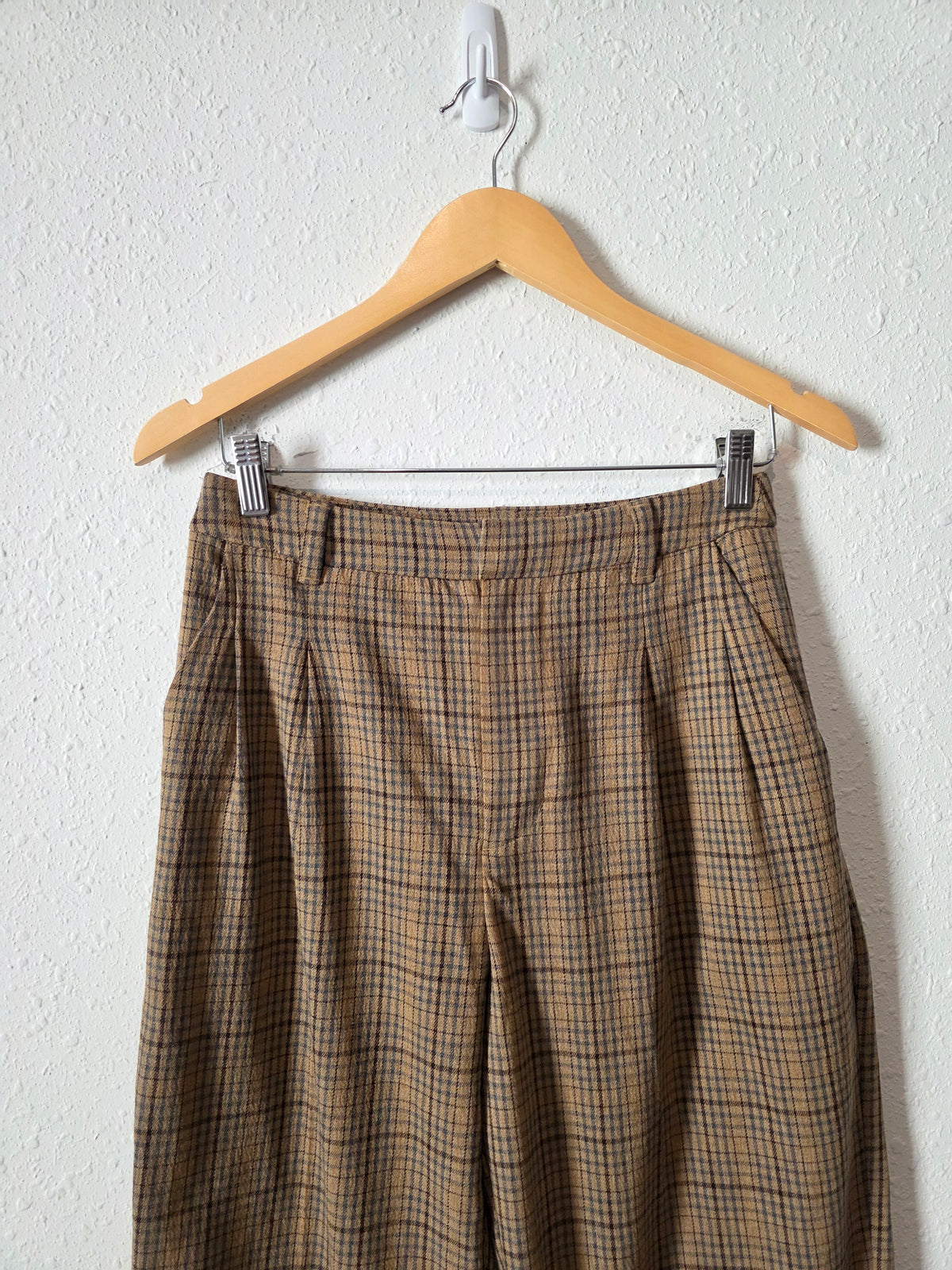 Madewell Plaid Straight Pants (2)
