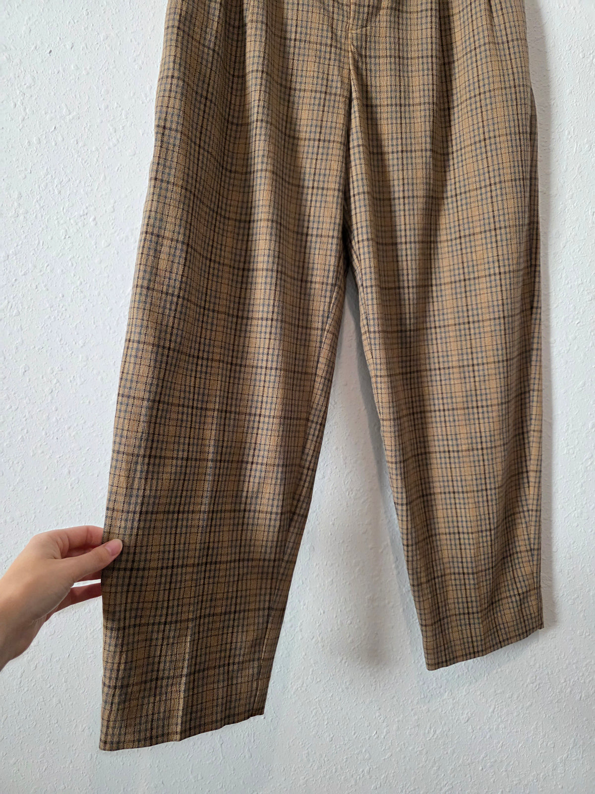 Madewell Plaid Straight Pants (2)