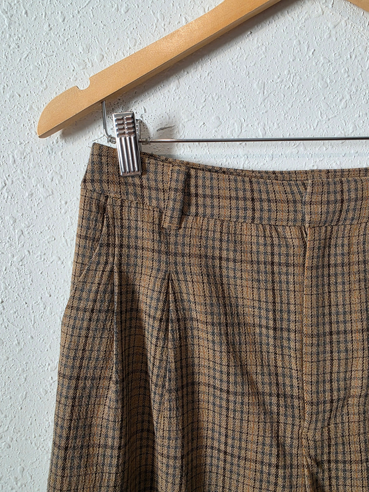 Madewell Plaid Straight Pants (2)