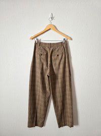 Madewell Plaid Straight Pants (2)