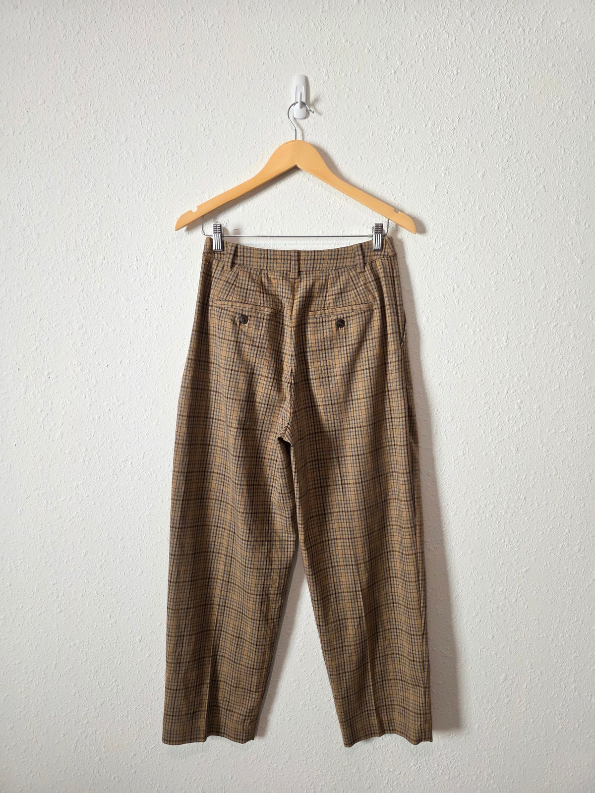 Madewell Plaid Straight Pants (2)