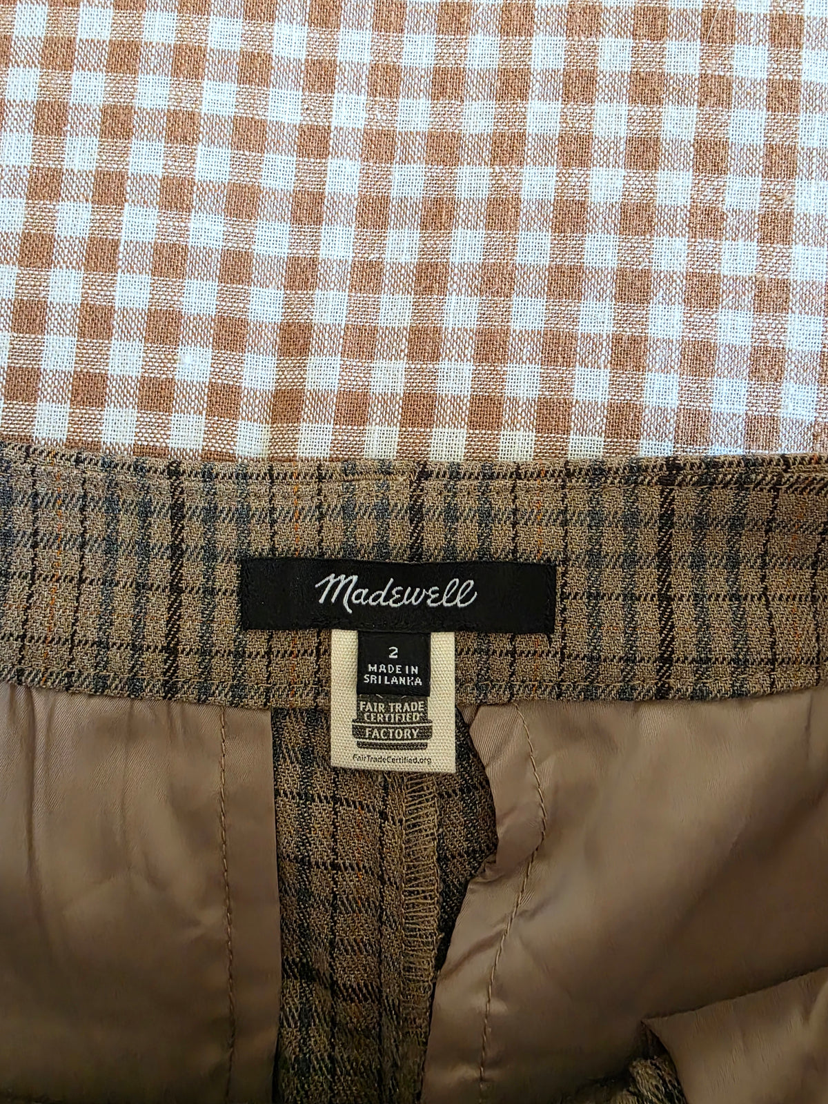Madewell Plaid Straight Pants (2)