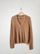 Vintage Ralph Lauren Cable Knit Sweater (M)
