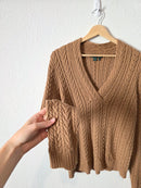 Vintage Ralph Lauren Cable Knit Sweater (M)