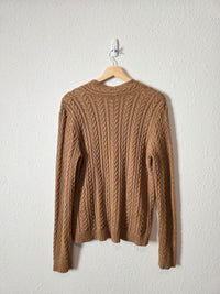 Vintage Ralph Lauren Cable Knit Sweater (M)