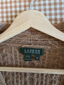Vintage Ralph Lauren Cable Knit Sweater (M)