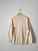 Gap Cream Cotton Cardigan Sweater (S)