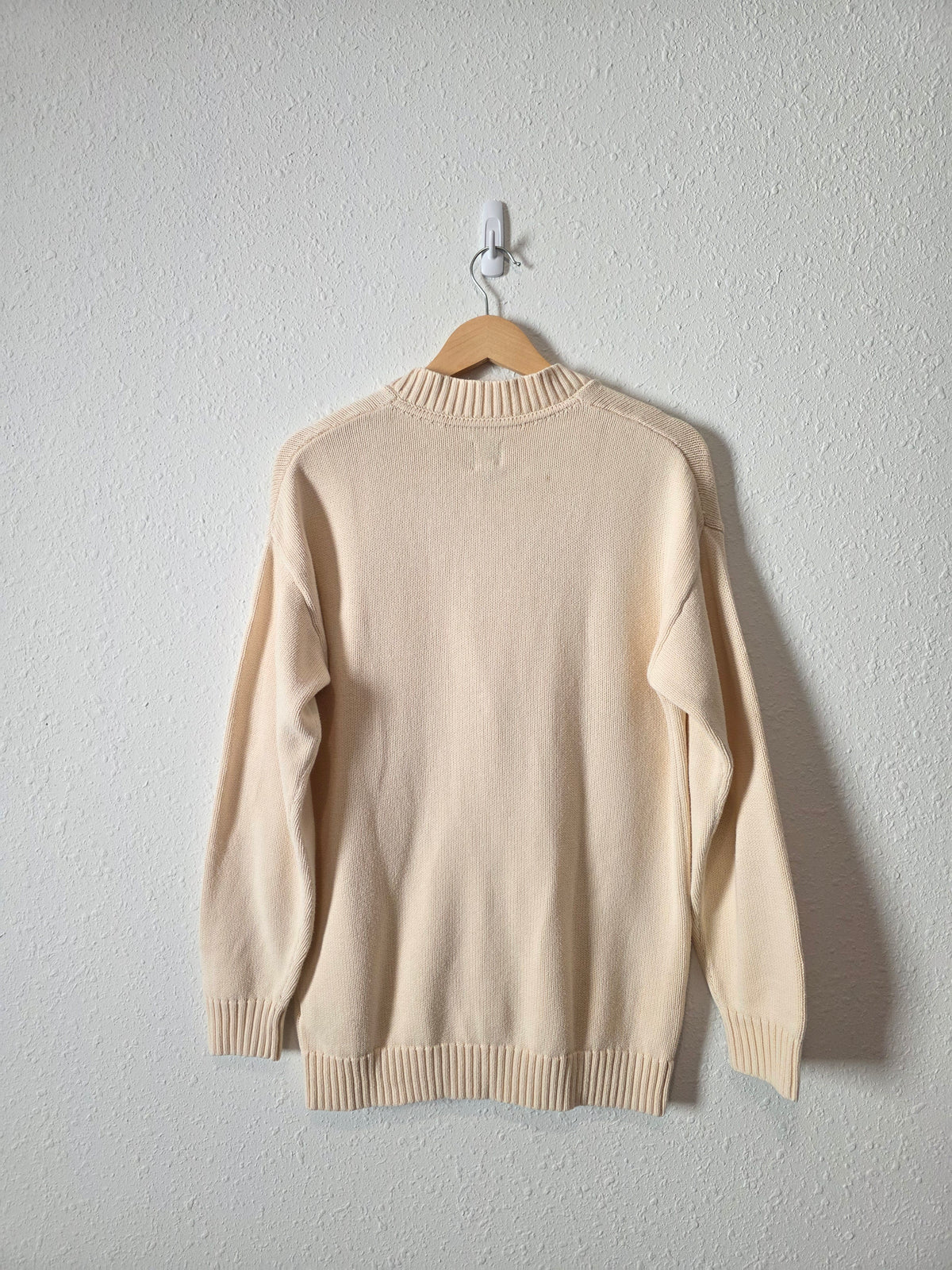 Gap Cream Cotton Cardigan Sweater (S)